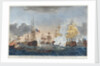 Immediately after the destruction of 'L' Orient' at the Battle of the Nile by Thomas Whitcombe