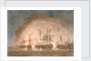 Victory over the French fleet in the Bay of Bequieres, 1 August 1798 by Nicholas Pocock