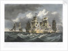 To Captain Z Mudge... of the... Blanche.. the gallant defence made by that Ship in the Sombero Passage on July 19th 1805 against a French Squadron... by F Sartorius (artist)