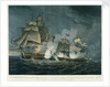 Sloop of war 'Little Belt' in action by William Elmes