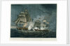 Sloop of war 'Little Belt' in action by William Elmes