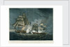 Sloop of war 'Little Belt' in action by William Elmes