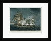 Sloop of war 'Little Belt' in action by William Elmes