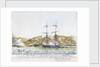 Action between HM sloop 'Weazle' and the French fleet, 22 April 1813 by Frans Baltazar Solveyns