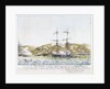 Action between HM sloop 'Weazle' and the French fleet, 22 April 1813 by Frans Baltazar Solveyns