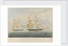 HM brig 'Black Joke' engaging the Spanish slave brig 'El Almirante' by William John Huggins