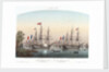 The French squadron at Bellevue, Kiel Harbour, 20 May 1854 by Louis Le Breton