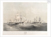The English and French fleets in the Baltic, 1854 by Oswald Walter Brierly