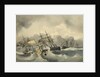 French ironclad in collision by Jean-Antoine Theodore Gudin