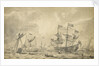 Charles II's visit to the combined French and English fleets at the Nore, 5 June 1672 by Willem Van de Velde the Younger