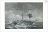 The cutting out of a French brig, possibly 'La Chevrette' by Philippe-Jacques de Loutherbourg