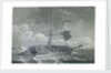 The cutting out of a French brig, possibly 'La Chevrette' by Philippe-Jacques de Loutherbourg