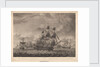 East Indiamen leaving St Helena (possibly Neptune and Ocean) by 