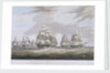 The East India Company's ship 'Inglis' leaving St Helena, in July 1830 by William John Huggins