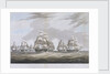 The East India Company's ship 'Inglis' leaving St Helena, in July 1830 by William John Huggins