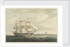 The 'Thomas Coutts' entering Bombay in 1826 during her second voyage by William John Huggins