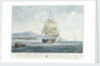 The East India Company's ship 'Lord Lowther', commanded by Charles Steward, leaving the harbour of Prince of Wales island by William John Huggins