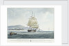 The East India Company's ship 'Lord Lowther', commanded by Charles Steward, leaving the harbour of Prince of Wales island by William John Huggins
