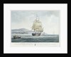 The East India Company's ship 'Lord Lowther', commanded by Charles Steward, leaving the harbour of Prince of Wales island by William John Huggins