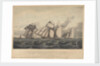 This Print representing the Waterford Line Schooners, Alexander..., Martha... and Rapid... off the Hook Light by John Lynn