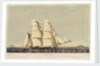 The opium clipper brig 'Anonyma' in the Straits of Malacca by Norman Hill