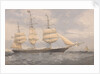 The Clipper Ship Norman Court outward bound by Thomas Goldsworthy Dutton; William Foster
