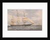 The Clipper Ship Norman Court outward bound by Thomas Goldsworthy Dutton; William Foster