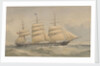 Clipper Ship Aurora at sea by Thomas Goldsworth Dutton