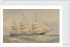 Clipper Ship Aurora at sea by Thomas Goldsworth Dutton