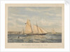A lithograph of the schooner yacht 'Sylph' 107 Tons by Thomas Goldsworth Dutton