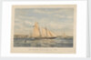 A lithograph of the schooner yacht 'Sylph' 107 Tons by Thomas Goldsworth Dutton