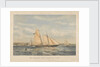 A lithograph of the schooner yacht 'Sylph' 107 Tons by Thomas Goldsworth Dutton