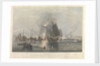 The iron steam ship 'Nemesis' (1840), Lieutenant W. H. Hall, Royal Naval Commander, with boats of 'Sulphur', 'Calliope', 'Larne' and 'Starling', destroying the Chinese War Junks in Anson's Bay, 7 January 1841. by Edward Duncan