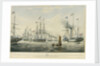 To... Prince Albert... This Engraving representing the Royal George Yacht conveying her Majesty and Royal Consort to Edinburgh, August, 1842 Off the Bass Rock... joined by General Steam Navigation... by William John Huggins