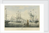To... Prince Albert... This Engraving representing the Royal George Yacht conveying her Majesty and Royal Consort to Edinburgh, August, 1842 Off the Bass Rock... joined by General Steam Navigation... by William John Huggins