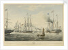 To... Prince Albert... This engraving represents the 'Royal George' Yacht conveying her Majesty and Royal Consort to Edinburgh, August, 1842 Off the Bass Rock... joined by General Steam Navigation... Ships 'Trident' and 'Monarch' by Edward Duncan