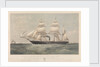 Sardinian screw steamship 'Genova' (It, 1859) belonging to the Transatlantic Steam Navigation Company of Genoa by Thomas Goldsworth Dutton