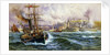 Paddle tug 'Refuge' towing out of Whitehaven Harbour, 1901 by Charles J de Lacey