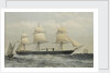Iron cased screw steam frigate HMS 'Warrior' by Thomas Goldsworth Dutton
