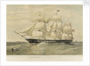 The East Indiaman 'Agamemnon' by Thomas Goldsworth Dutton