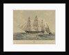 The East Indiaman 'Prince of Wales' by Thomas Goldsworth Dutton