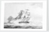 The 'Phoenix' in chase of the 'Didon', 18 August 1805 by Nicholas Pocock