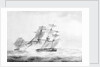 The 'Phoenix' in chase of the 'Didon', 18 August 1805 by Nicholas Pocock