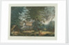 A Toopapaoo of a Chief, with a Priest making his offering to the Morai, in Huoheine by John Webber