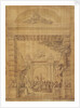 First design for the upper end of the Painted Hall, Greenwich Hospital by James Thornhill