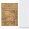 First design for the upper end of the Painted Hall, Greenwich Hospital by James Thornhill