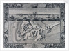 A geometrical plan & west elevation HM dockyard and garrison at Sheerness with the Ordnance Wharf by Thomas Milton