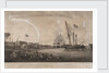 View of Deptford dockyard by Robert Dodd