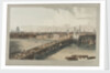 London, showing St Paul's Cathedral, London Bridge and the River Thames by William Daniell