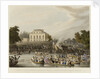 Arrival at Brandenburgh House of the Watermen &c. with an Address to the Queen on the 3d October 1820 by M. Dubourg